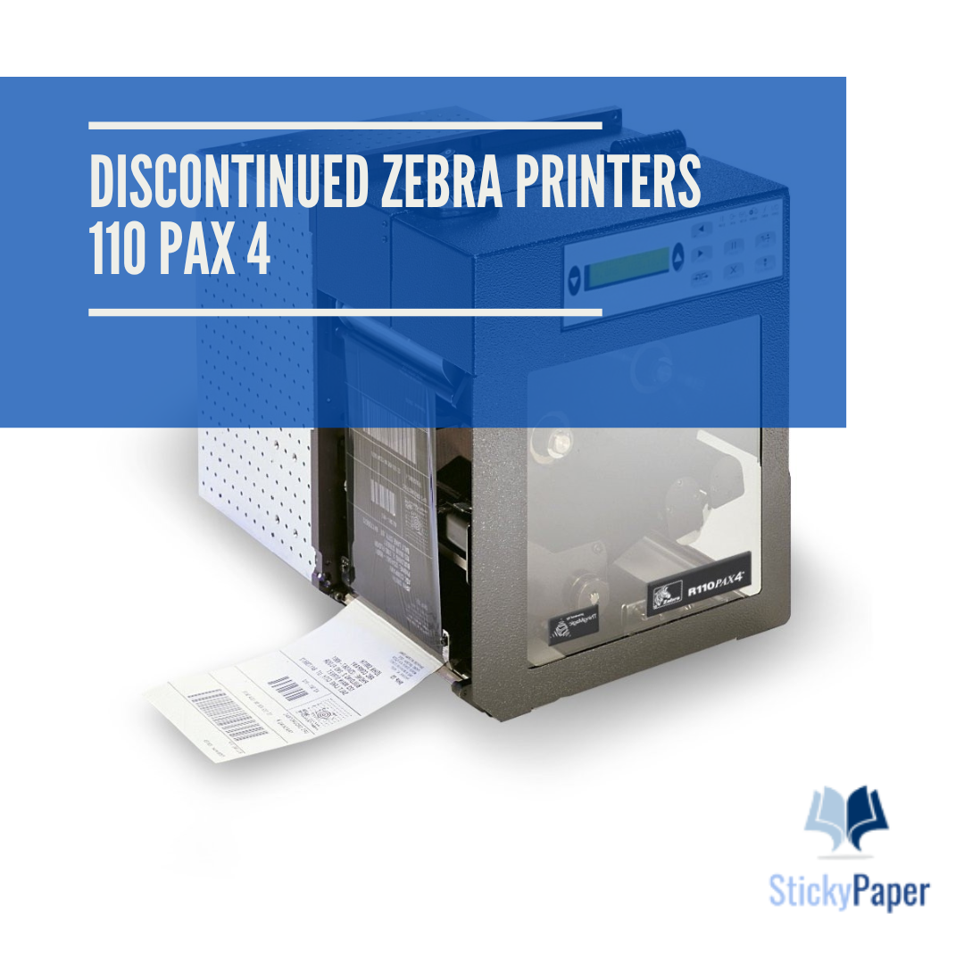 Discontinued Printers – Zebra 110 PAX 4 Industrial Printers